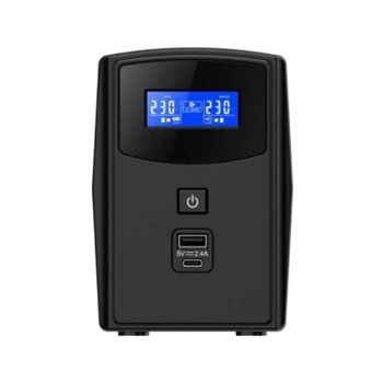 Sai Phasak 1000 VA Batería de Plomo Ácido 8 Horas Pantalla LCD USB-C
