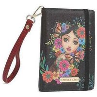 nicole lee cartera cartera porta pasaporte con pulsera alma de colores para mujer