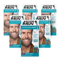 just for men brush in - medium brown 6 pack