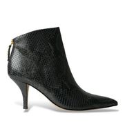 twinset para mujer 262tgt072 botines efecto serpiente negro 38 piel 5 a 8cm cremallera casual