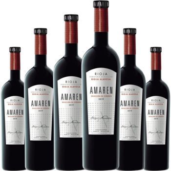 Amaren Selección De Viñedos Crianza 14.5% Vol, Tempranillo Y Garnacha C - Pack 6 Botellas 75 Cl - 14,5% Vol.