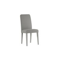 anita - silla de ecopiel gris oscuro 2 piezas