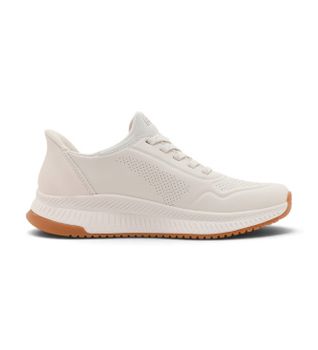 Skechers para mujer. 117740 Zapatillas Slip-Ins: BOBS Squad 4 - Key Look blanco (40), Plano, Cordones, Casual