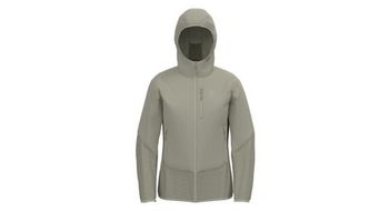Chaqueta hibrida odlo ascent gris para mujer