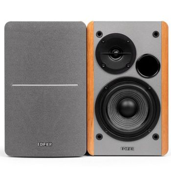 Edifier R1280T Altavoces Activos PC Tocadiscos Ecualizador RCA Mando 42W Marron
