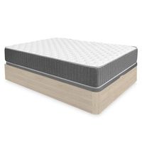 pack canape abatible round roble con colchon viscoelastico y muelles aurea 150 x 190 cm