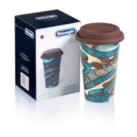delonghi taza de ceramica de doble pared 300 ml dlsc055