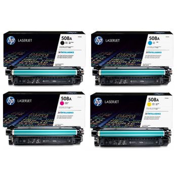 Original Multipack HP LaserJet Enterprise Color MFP M577z Printer Toner Cartridges (4 Pack) -CF360A