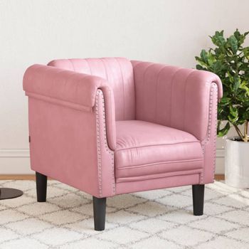 Sillón De Salón | Silla | Sillón De Terciopelo Rosacfw792225