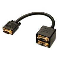 lindy 41214 cable vga 018 m vga d-sub negro