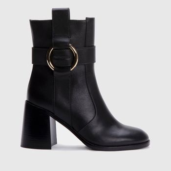 See By Chloé Women's Leather Heeled Boots - 7