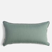 business  pleasure rectangle throw pillow - rivie green