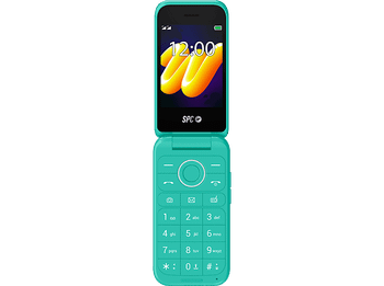 Móvil - SPC Wild, 48+128 MB, 1600 mAh, QVGA, Botón SOS, 4G, 240h Autonomía, Verde