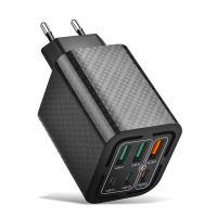 cargador usb pd de 6 puertos bk320-3a3c pd50w 3usb-a3usb-c pd30 qc403020 fcp cargador rapido de pared adaptador e