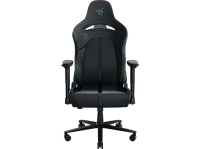 silla gaming - razer enki x reposabrazos 2d carga maxima 136 kg cuero sintetico arco lumbar negroverde