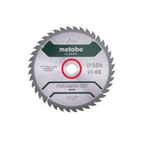 metabo hoja de sierra precision cut wood - classic 254x30 d40 di 20 628325000