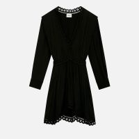 marant etoile felie crepe mini dress - uk 12