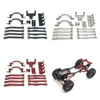 parte metalica mejorada para wpl 116 c54 c54-1 c64-1 c74 c74-1 coche rcbarra de acoplamiento del pedalamortiguadoras