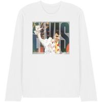 elvis presley camiseta manga larga aloha knockout para hombre