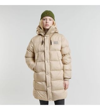 G-Star para mujer. D25188-B958-B736 Parka Whistler Puffer beige (S), Casual, Poliéster Reciclado, Sostenible