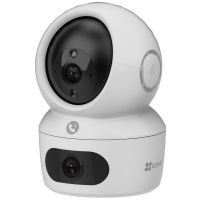 ezviz h7c dual camara wi-fi de doble lente 2k2k con movimiento horizontal y vertical blanca