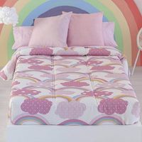 edredon ajustable iris blanco 105cm
