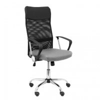 piqueras y crespo gontar silla respaldo malla negro asiento gris claro