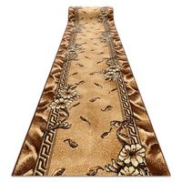 alfombra de pasillo bcf trio dorado oscuro 80 cm 80x640 cm