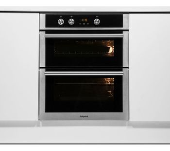 HOTPOINT Class 4 DU4541JCIX Electric Double Oven - Stainless Steel, Stainless Steel