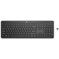 hp 230 teclado inalambrico puerto usb-a conexion inalambrica 24ghz windows negro