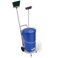street cleaning cart eco plus carro limpieza viaria  cubo azul y tapa 120 lt