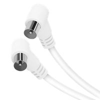 enchufes macho a hembra aigostar cable coaxial antena cable tv full hd en angulo 90 grado  soporta dvb-t dvb-s dvb-c dvb-s2 y hdtv para tv y radio blanco 8 m