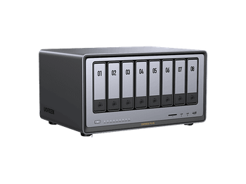 Servidor NAS - UGREEN DXP8800 Plus, SSD, 208TB, 10 Gbit/s, 8 Bahías, Procesador Intel Core i5 de 12ª generación, Gris