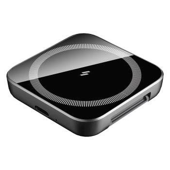 Cargador inalámbrico magnético N4 15W Almohadilla de carga inalámbrica rápida con soporte para teléfonos inteligentes pa