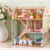 dreamy doll house casa de munecas infantil puzzles 3d - world brands p645h