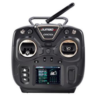 DUMBORC DRC10L 2.4GHz 10CH PWM SBUS PPM CRSF Pantalla IPS de 2.8 pulgadas Transmisor de radio con receptor P10F/P16MR/P1