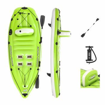 Kayak Hinchable Bestway Hydro-force Koracle 270x100 Cm Individual Con Remo Y Bomba