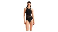 banador arena mesh angle negro mujer