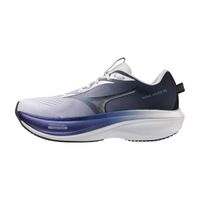 zapatillas mizuno wave rider 30 blanco morado aw26 unisex talla 405 - eur