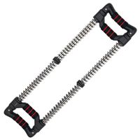 sportnow expansor de pecho con resistencia ajustable de 10-80 kg para desarrollo muscular de brazos 80x22x5 cm negro