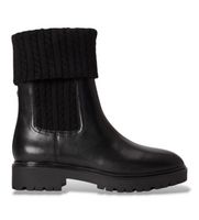 lauren ralph lauren para mujer 802p17088001 botines de piel allyson negro 41 1 a 3cm ninguno casual