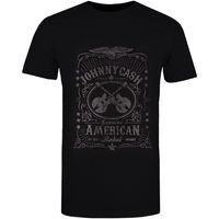 johnny cash camiseta manga larga american rebel para mujer