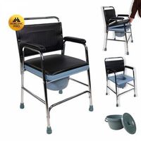 silla inodoro mobiclinic con tapa reposabrazos conteras antideslizantes velero