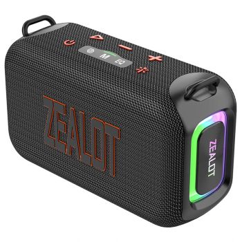Altavoz bluetooth portátil Zealot S85 50W con diafragma dual,impermeable IPX6,batería de 8000mAh,altavoz portátil para e