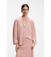 boss para mujer 50564732 blusa bethena rosa 36 casual viscosa manga larga