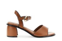 sandalias gilda efecto piel con hebilla tan