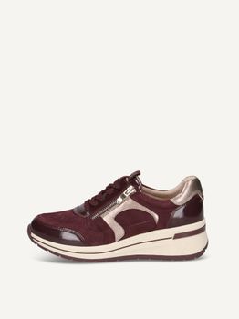 CAPRICE Sneaker, red, made of Leather, Size 36