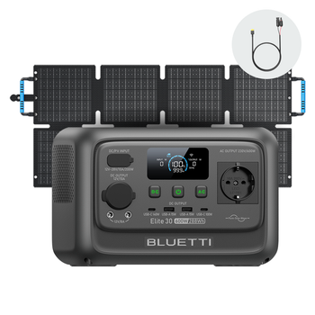 Bluetti Elite 30 V2,600w/288wh,estación De Energía Portátil Con 60w Panel Solar, Ideal Para Camping, Viajes