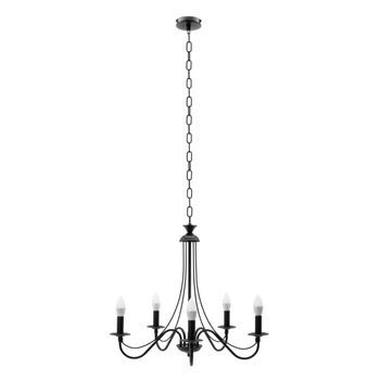 Lámpara App647-5cp Black