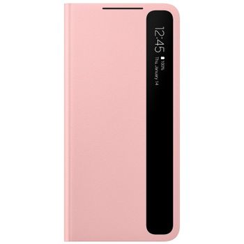 Samsung Smart Clear View Cover Funda Rosa para Samsung Galaxy S21 Plus